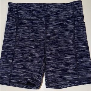Gapfit Blackout technology Women's Heathered Blue Shorts Medium